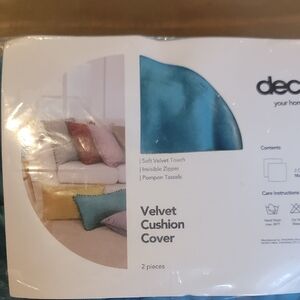 Velvet Cushion Cover - Blue